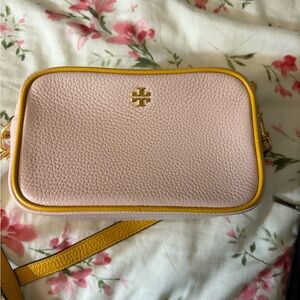 Tory Burch Blush and Mustard Crossbody Bag